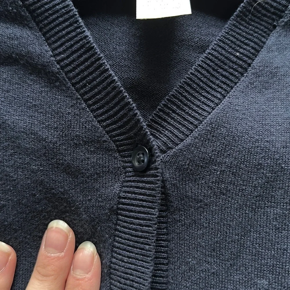 Kids navy cardigan